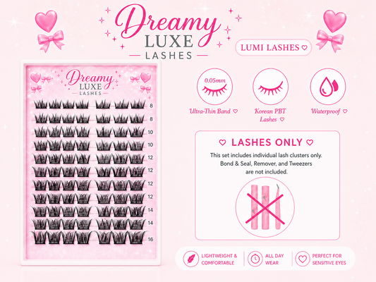 Lumi Lash Clusters Only – Wispy Lash Clusters